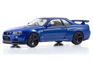 KYOKS03936BL 1/43 Nissan Skyline GT-R Vspec2 (Blue) Diecast Model