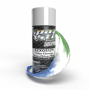 SZX05129 Color Change Aerosol Paint, Green/Silver/Blue, 3.5oz Can