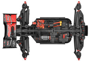 COR00274-R Kagama XP 6S Monster Truck, RTR Version, Red