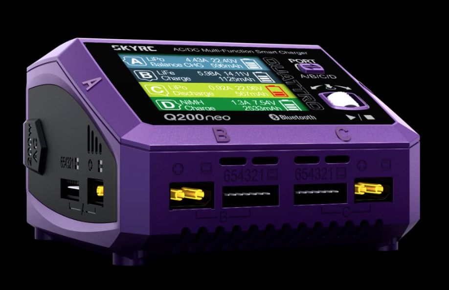 SK-100197-02 SkyRc Q200neo 4 Port-Independent Charger