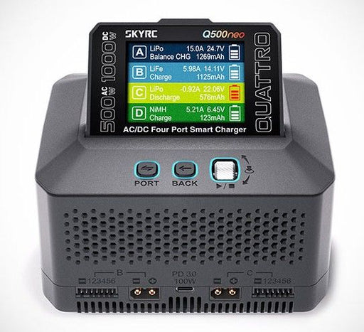 SK-100232-01 SkyRC Q500neo AC/DC Four Port Smart Charger