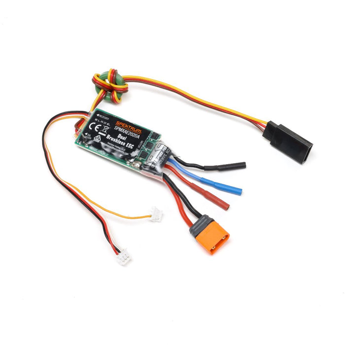 SPMXAE2020A Spektrum Dual Brushless ESC: Revolution 155 CP