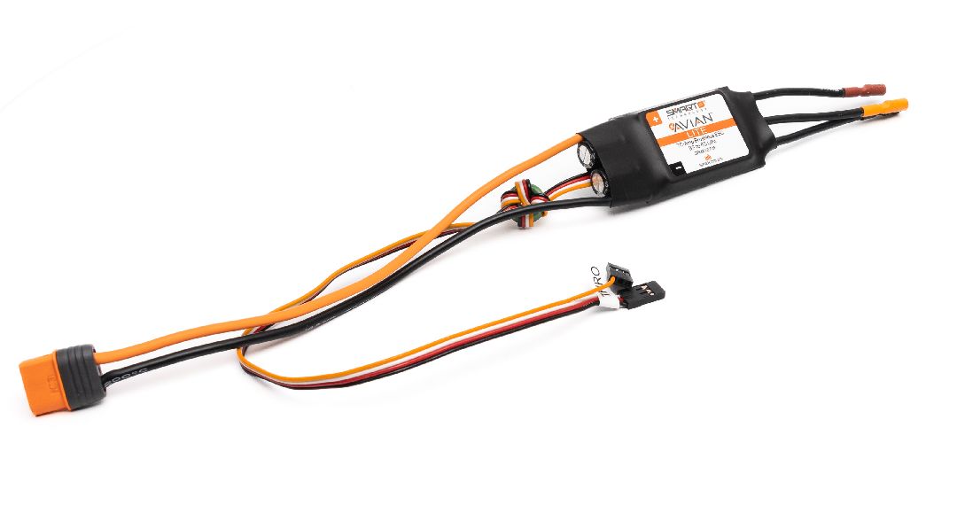 SPMXAE70F Spektrum Avian 70-Amp Smart Lite Brushless ESC, 3S-6S: IC3