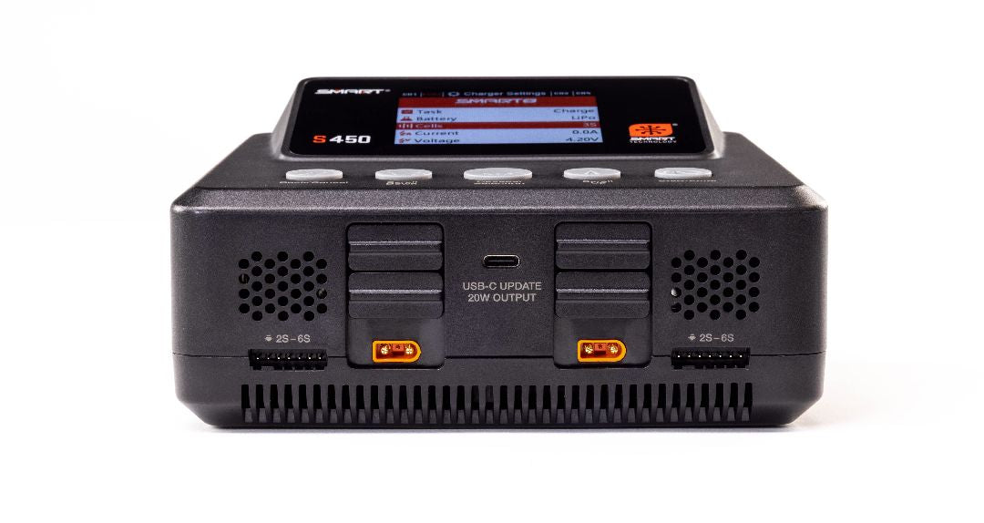 SPMXC3040 Spektrum S450 G2 AC/DC Smart Charger 4x50W