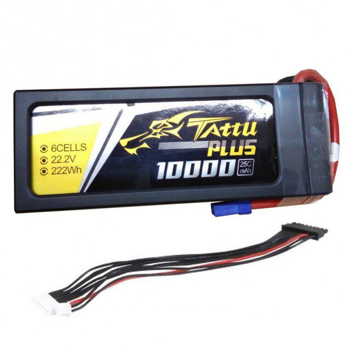 TAA10K6SP25E5 Tattu Plus 22.2V 25C 10000mAh 6S Lipo Smart Battery Pack with E