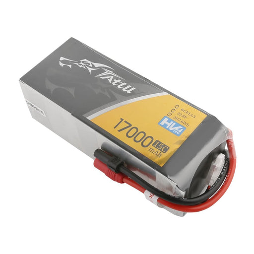 TAA17K6S15ASX Tattu 17000mAh 6S1P 22.8V 15C LiPo AS150+XT150 Plug Soft Case
