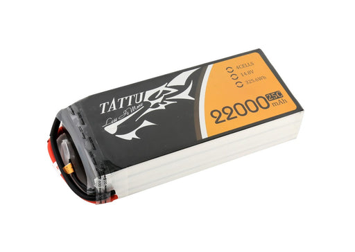 TAA220004S25 Tattu 22000mAh 4S1P 14.8V 25C LiPo No Plug Soft Case