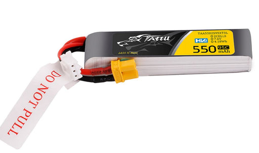 TAA5502S95XT3L Tattu 550mAh 2S 7.6V HV Lipo Battery Long Pack with XT30 Plug