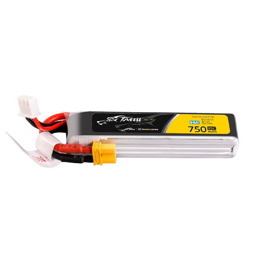 TAA7502S95XT3L Tattu 750mAh 2S 95C 7.6V R-Line HV Lipo with XT30 Plug