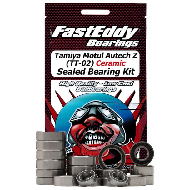 TFE9016 Tamiya Motul Autech Z TT-02 Ceramic Sealed Bearing Kit