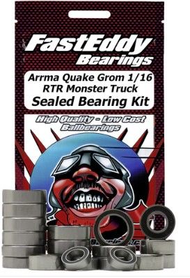 TFE9990 Fast Eddy Arrma Quake Grom 1/16 Sealed Bearing Kit