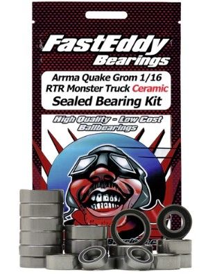 TFE9991 Fast Eddy Arrma Quake Grom 1/16 Ceramic Sealed Bearing Kit