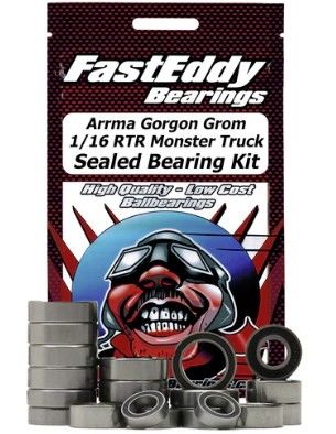 TFE9992 Fast Eddy Arrma Gorgon Grom 1/16 Sealed Bearing Kit