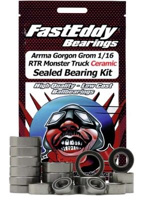 TFE9993 Fast Eddy Arrma Gorgon Grom 1/16 Ceramic Sealed Bearing kit
