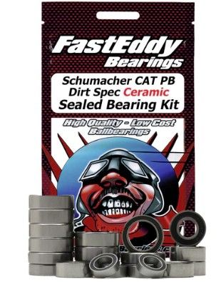 TFE9999 Fast Eddy Schumacher CAT PB Dirt Ceramic Sealed Bearing Kit