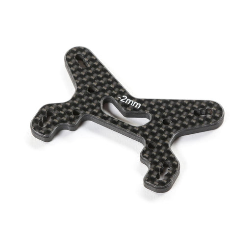 TLR-1306 TLR Carbon Front Shock Tower, -2mm