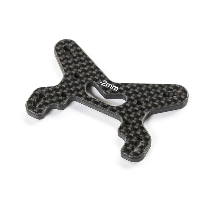 TLR-1306 TLR Carbon Front Shock Tower, -2mm