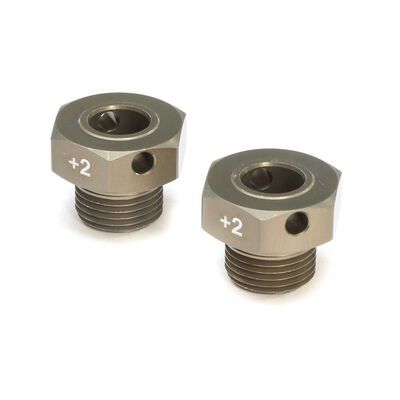 TLR-1331 TLR Wheel Hexes, 2mm Wider (2): 8X