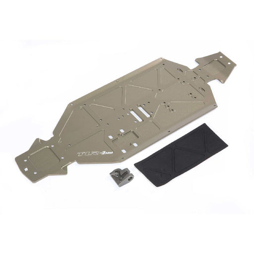 TLR341024 TLR Chassis, -3mm, Rear Brace: 8XE
