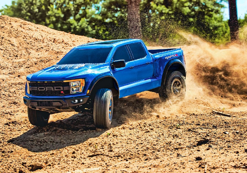 TRA101076-4BLUE Traxxas Ford Raptor R - Metallic Blue **Sold Separately YOU will need this part #TRA2970-3S   to run this truck