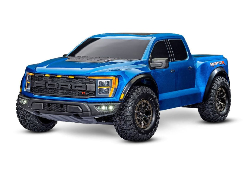 TRA101076-4BLUE Traxxas Ford Raptor R - Metallic Blue **Sold Separately YOU will need this part #TRA2970-3S   to run this truck