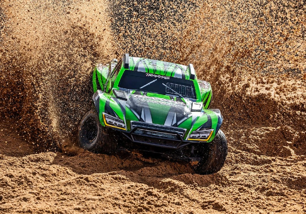 TRA102076-4GREEN Traxxas Maxx Slash 1/8 4WD Brushless Short Course Truck  *** Recommended Battery and Charger Completer Pack TRA2990