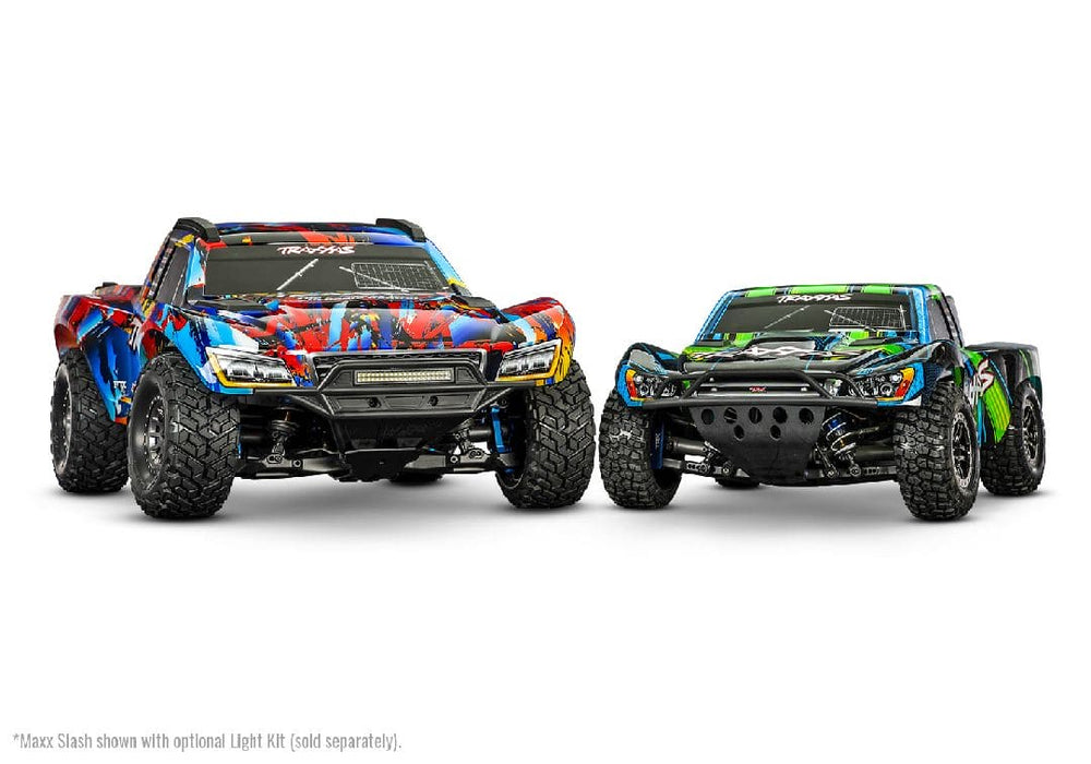 TRA102076-4RED Traxxas Maxx Slash 1/8 4WD Brushless Short Course Truck-Red *** Recommended Battery and Charger Completer Pack part # TRA2990 TO RUN THIS TRUCK