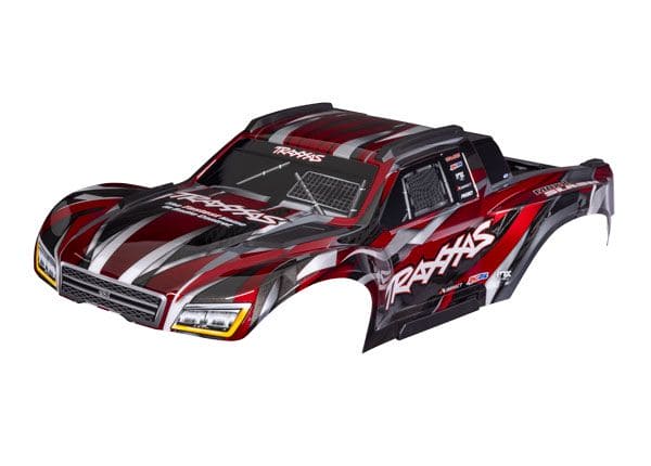 TRA10211-RED Traxxas Body, Maxx Slash, red