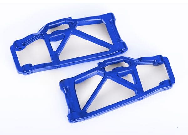 TRA10230-BLUE Traxxas Suspension arms, lower, blue (2)