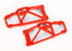 TRA10230-RED Traxxas Suspension arms, lower, red (2)