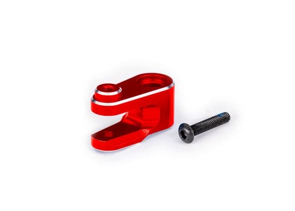 TRA10247-RED Traxxas Servo horn, steering, red-anodized aluminum