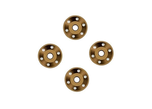 TRA10257-BRNZ Traxxas Wheel washers, machined aluminum, bronze (4)