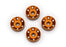TRA10257-ORNG Traxxas Wheel washers, machined aluminum, orange (4)
