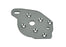 TRA10259-GRAY Traxxas Plate, motor, 6061-T6 aluminum (gray-anodized)