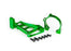 TRA10261-GRN Traxxas Motor mounts (green/aluminum)(for #3461 motor)