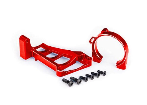 TRA10261-RED Traxxas Motor mounts (red/aluminum)(for #3461 motor)