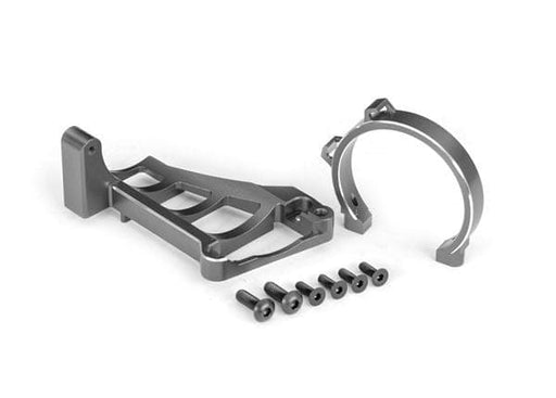 TRA10262-GRAY Traxxas Motor mounts (front & rear) (gray-anodized aluminum)