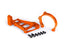 TRA10262-ORNG Traxxas Motor mounts (front & rear) (orange-anodized aluminum)