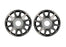 TRA10274-GRAY Traxxas Wheel centers, Method Race Wheels 703 (gray, 2)