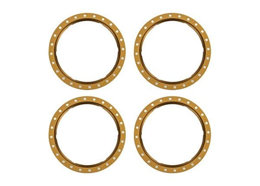 TRA10276-BRNZ Traxxas Beadlock rings, bronze (machined aluminum) (4)