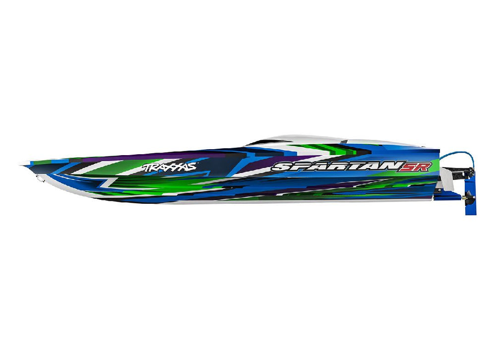 TRA103076-4GREEN Traxxas Spartan SR 36" Race Boat with Self-Righting - Green