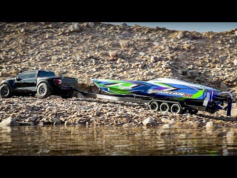 TRA103076-4GREEN Traxxas Spartan SR 36" Race Boat with Self-Righting - Green YOU will need this part #TRA2990 to run this boat