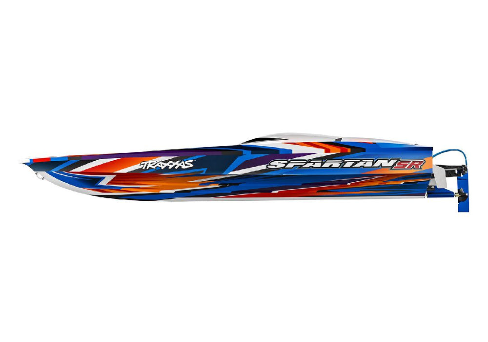 TRA103076-4ORANGE Traxxas Spartan SR 36" Race Boat with Self-Righting  w- Orange You will need this part #TRA2990 to run this boat