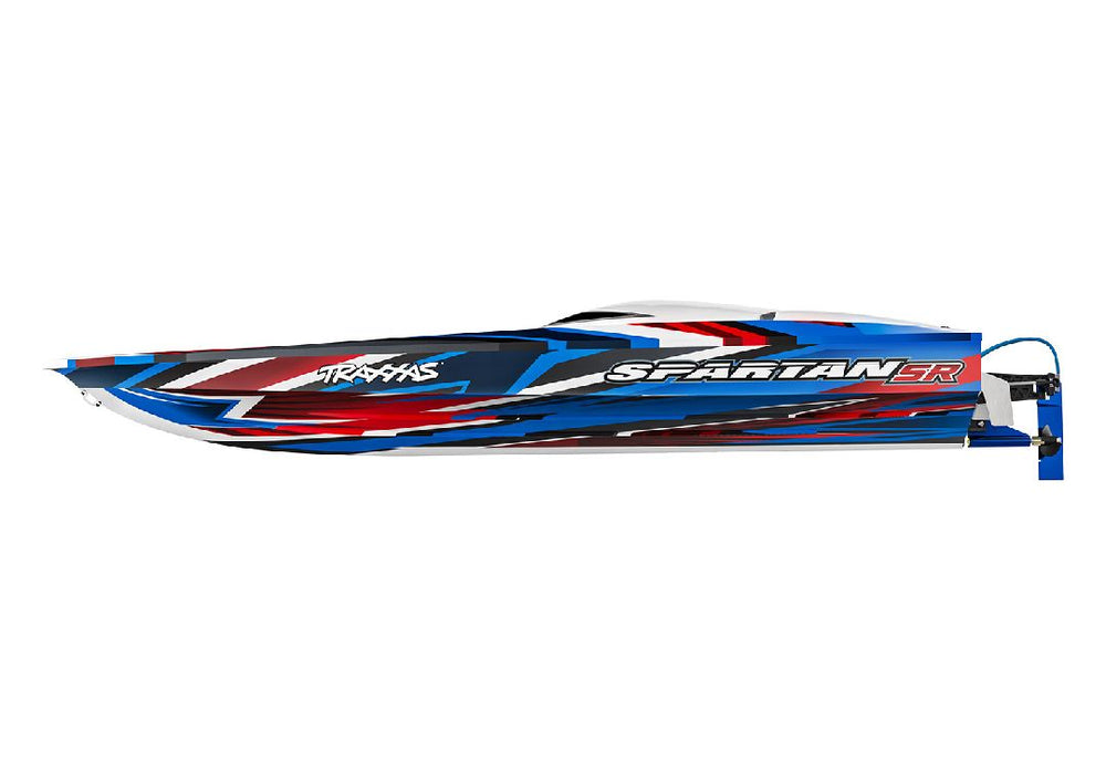 TRA103076-4RED Traxxas Spartan SR 36" Race Boat with Self-Righting - Red You will need this part #TRA2990 to run this boat