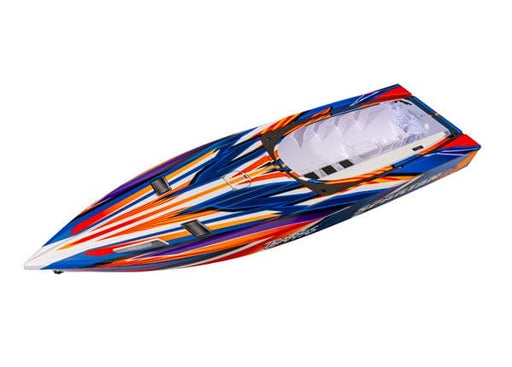 TRA10315-ORNG Traxxas Hull, Spartan SR, orange graphics (fully assembled)