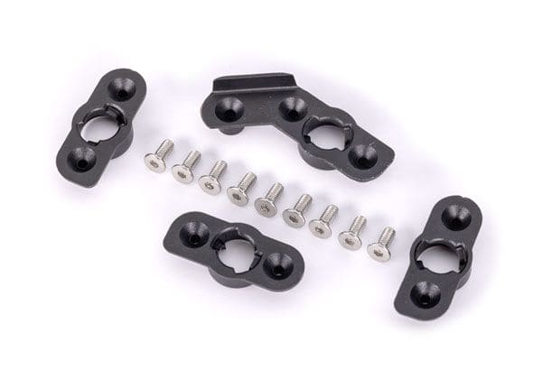 TRA10317 Traxxas Hatch mounts (4)/ 3x8mm CCS (stainless) (9)