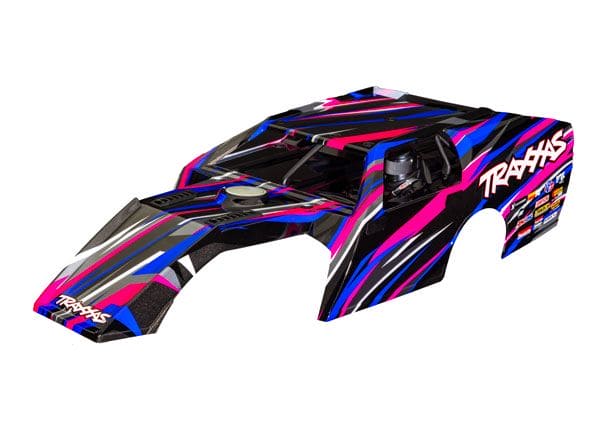 TRA10411-PINK Traxxas Body, Slash Mudboss, pink (painted, decals applied)