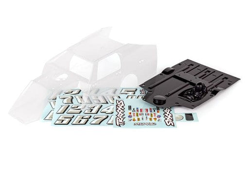 TRA10411 Traxxas Body, Slash Mudboss (clear)/ decal sheets