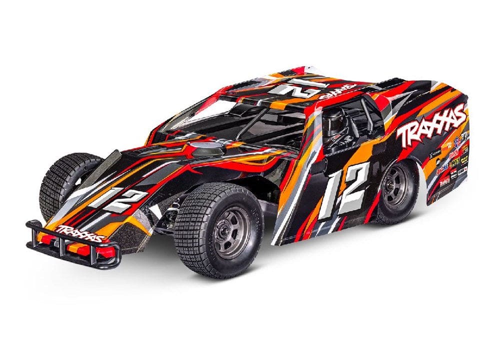 TRA104354-74ORANGE Traxxas 1/10 MudBoss BL-2S with Clipless Body - Ora