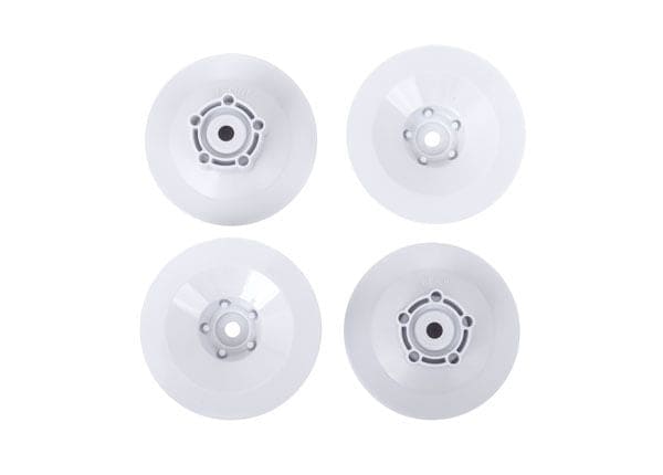 TRA10457-WHT Traxxas Wheel discs (white) (4)